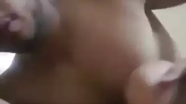 Punjabi sex video of a college couple fucking in bed