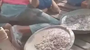 Labour fucking village girl during house construction