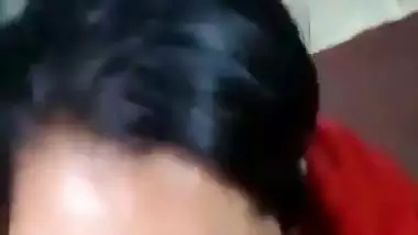 A village lady gives a desi blowjob to her lover