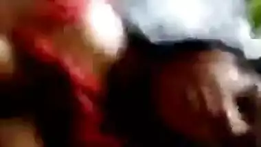 Vilage Lover Kissing and Boob Pressing With Clear Talk