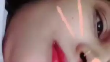 Matte red lips aunty nude live video call to lover