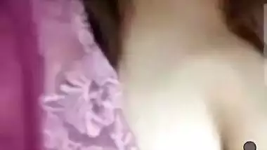 Chubby tanker wife boobs showing at night to lover