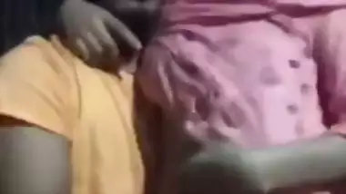 Village wife quick romance boob press by husband