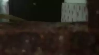 Tanker MILF bathing caught by horny neighbor