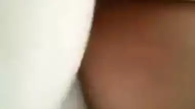 Close-up shooting of cock thrusting in and out of shaved Desi XXX pussy