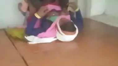 Village aunty boobs press and fucking recorded by other man