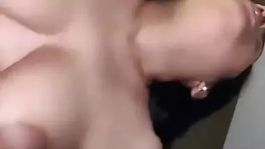 HD sex MMS of a big boob squeezing and blowjob